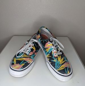 Floral Pattern Size 7 Vans
